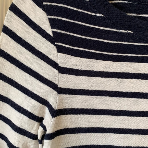 J. Crew Striped 3/4” Sleeve Top - Picture 8 of 8